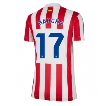 Billige Fotballdrakt Atletico Madrid David Hancko #17 Replika Hjemmedrakt Dame 2025-26 Kortermet